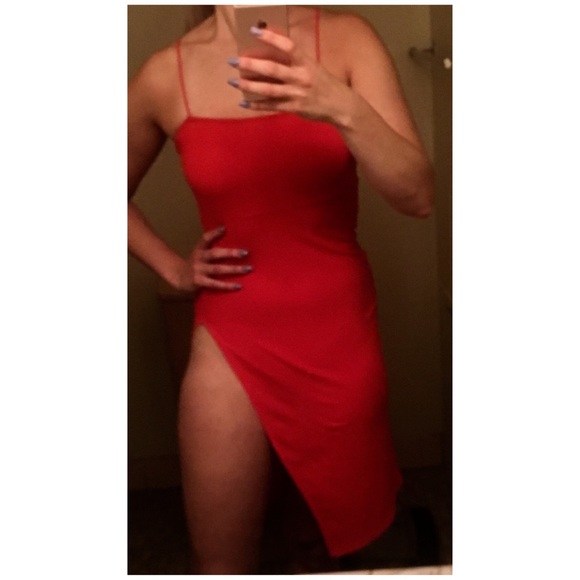 Boohoo Dresses & Skirts - Thigh-High Split Dress